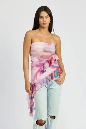 Asymmetric Tube Top