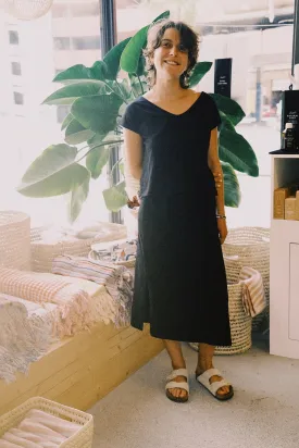 t-shirt - upcycled - soledad - black