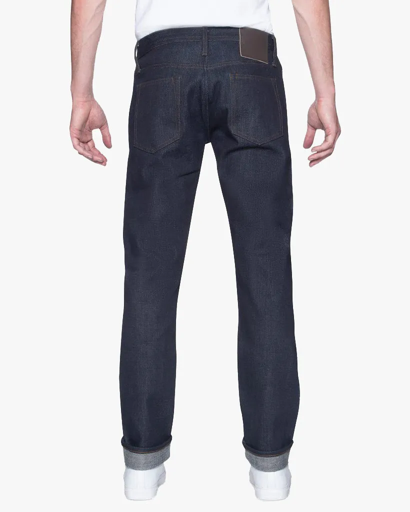 Unbranded UB221 Tapered Fit Mens Jeans - 21oz Indigo Selvedge